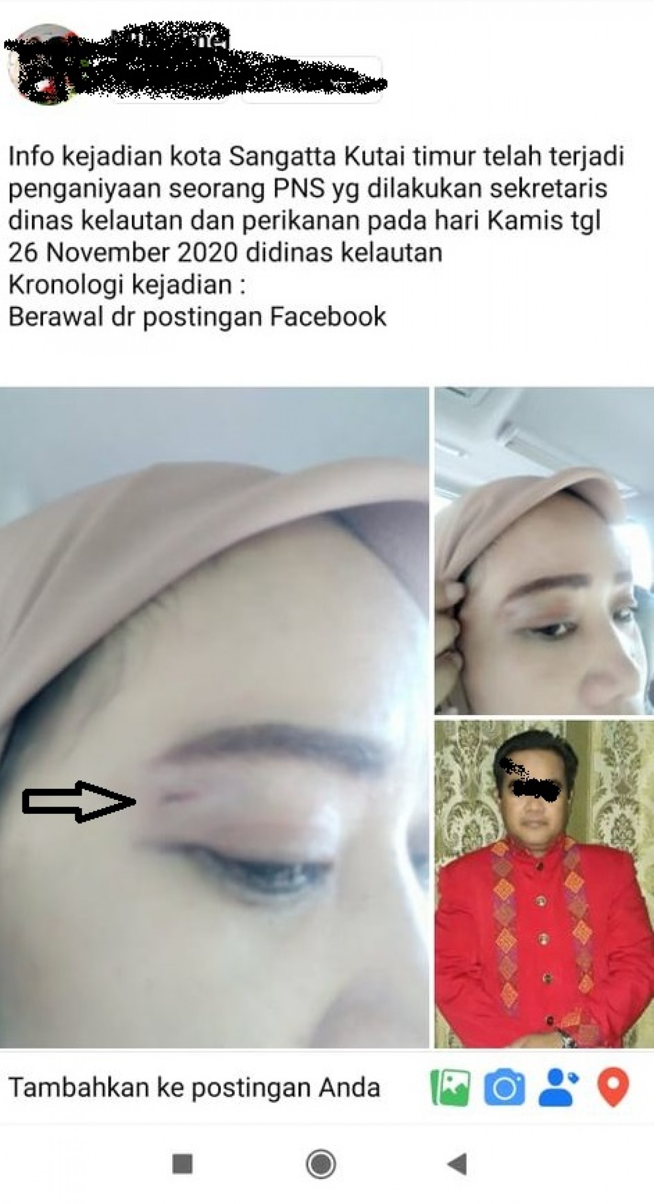 Tersinggung : Oknum Pejabat Dinas KP Aniaya Pegawai Disperindag Kutim,