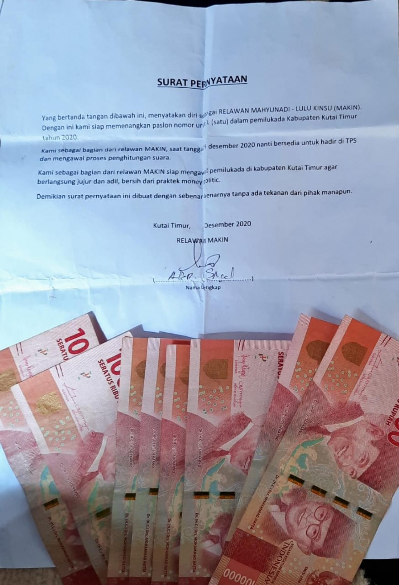 Dugaan Money Politik Juga Ditemukan di Kongbeng, Polanya Sama Dengan  Sangkulirang