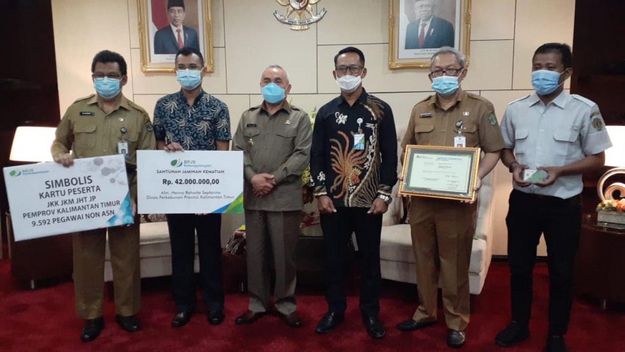Isran Perhatikan Kesra Pegawainya : Kali Pertama Terjadi di Indonesia, Non ASN Disertakan Dalam BPJS Ketenagakerjaan 