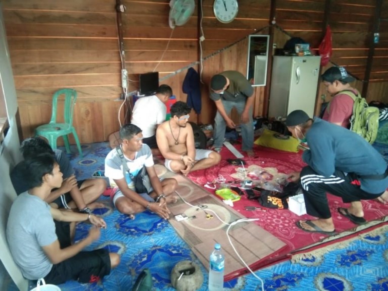 Respon Laporan Masyarakat, BNN Kaltim Bekuk 4 Warga Muara Ancaong 