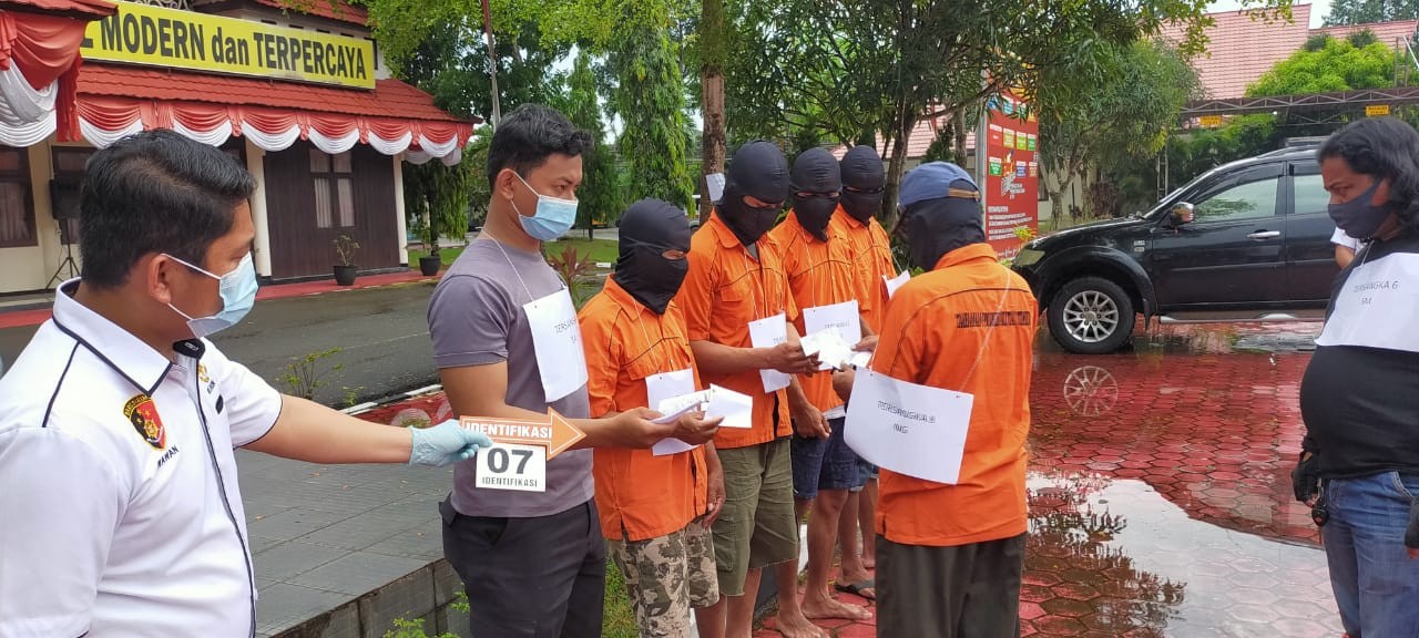 22 Adegan di Rekontruksi Kasus TPS 78 Sangatta Utara