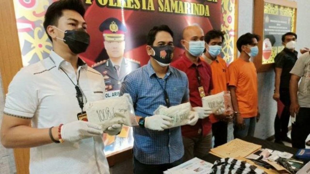 Polresta Samarinda Bongkar Jaringan Pengedar Sabu Kelas Kakap