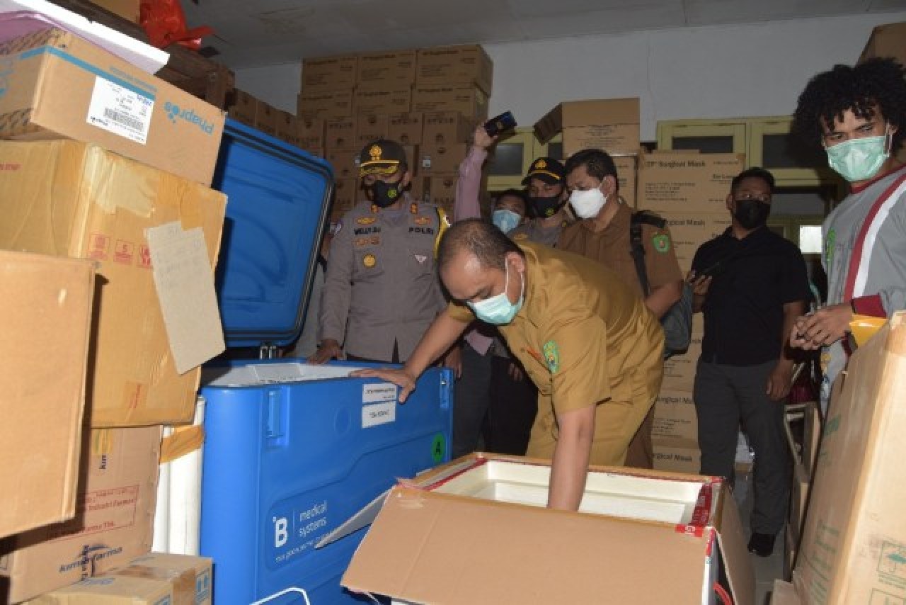 Kutim Sudah Terima Vaksin Covid 19
