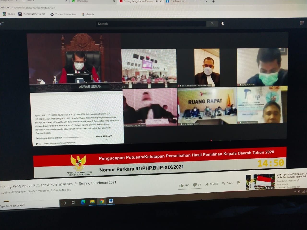 Gugatan MAKIN Ditolak Mahkamah Konstitusi, ASKB Sah Menangkan Pilkada Kutim
