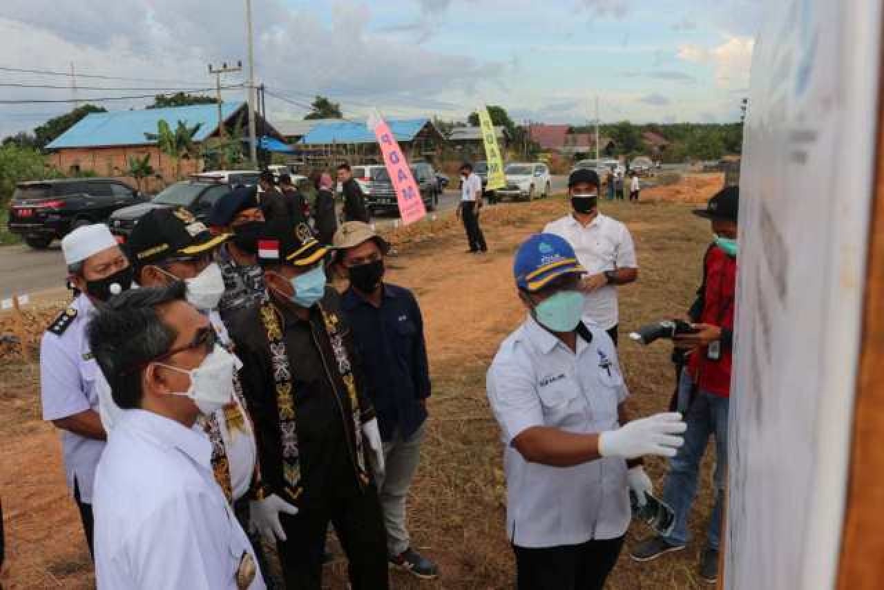 PDAM Kutim Tambah Jaringan di Muara Wahau, Bupati Senang