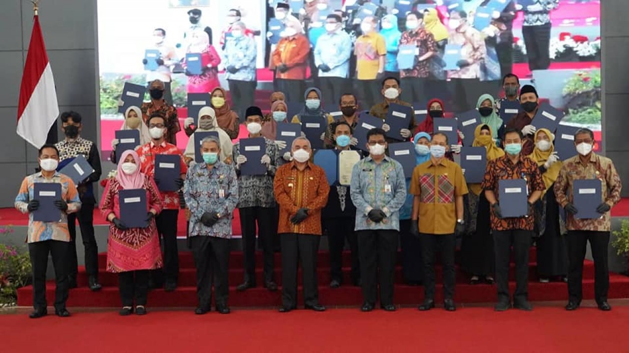 Sejak 1 April 2021, 586 ASN Pemprov Kaltim Naik Pangkat 