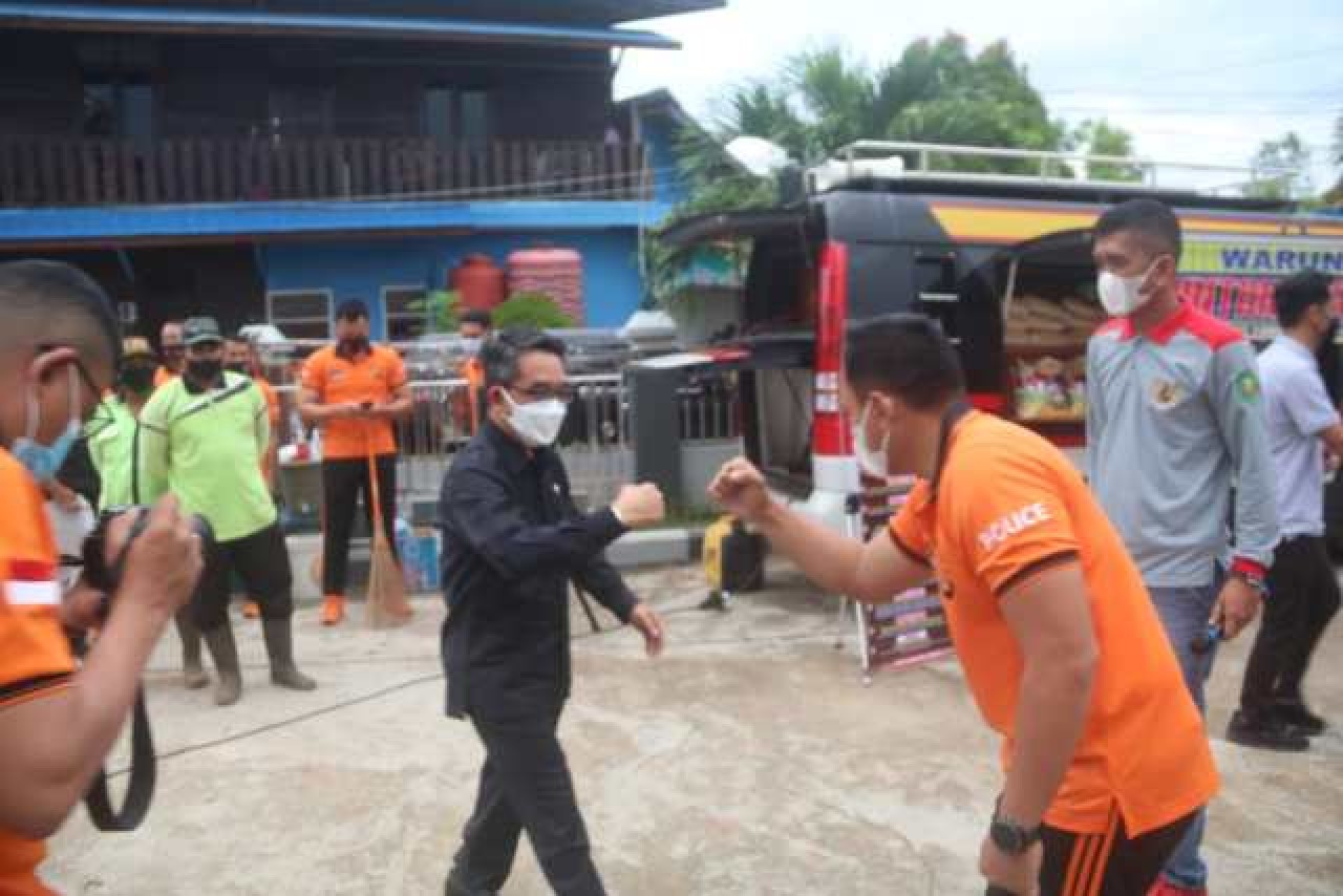 Polres Kutim Gelar GJB, Jalan Antasari Jadi Bersih dan Asri