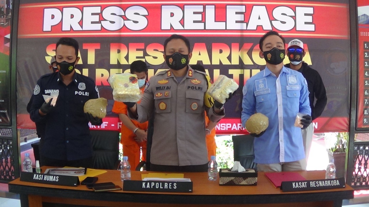 Sabu 4 Kg Diduga Milik Jaringan Internasional, 2 Tersangka Hanya Kurir