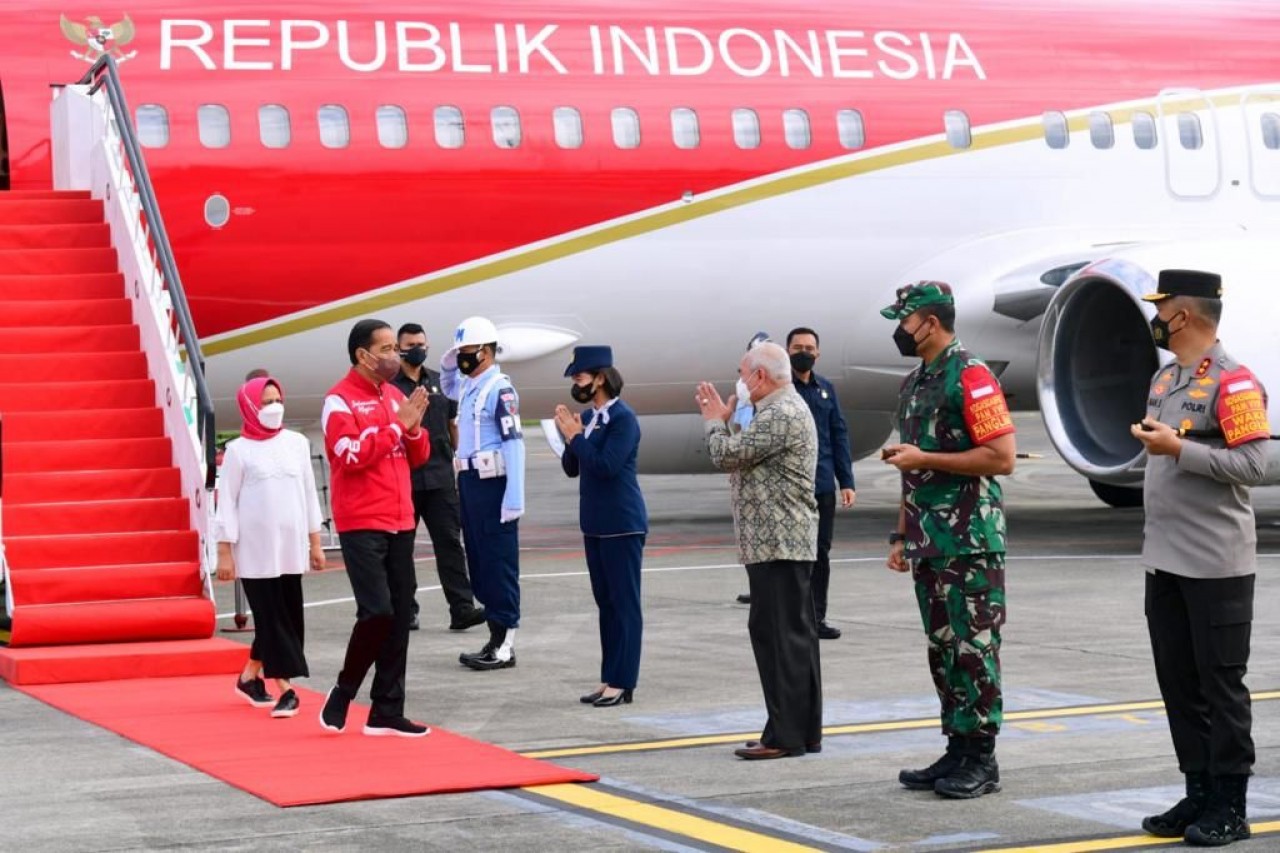 Presiden Tiba Di Balikpapan : Terima Kasih Pak Gubernur