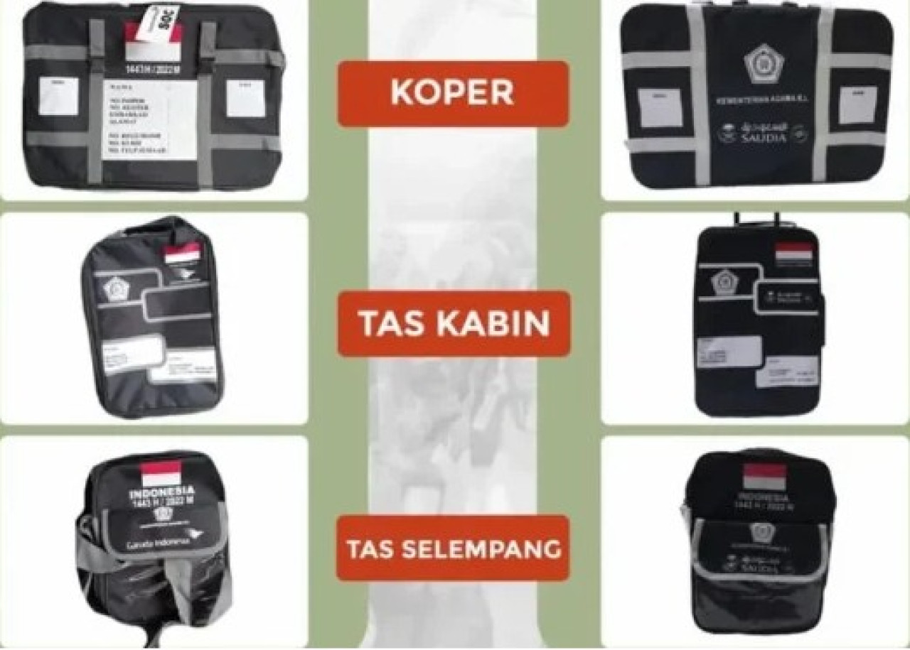tips melakasanakan ibadah haji (4)   FUNGSI MASING-MASING TAS HAJI