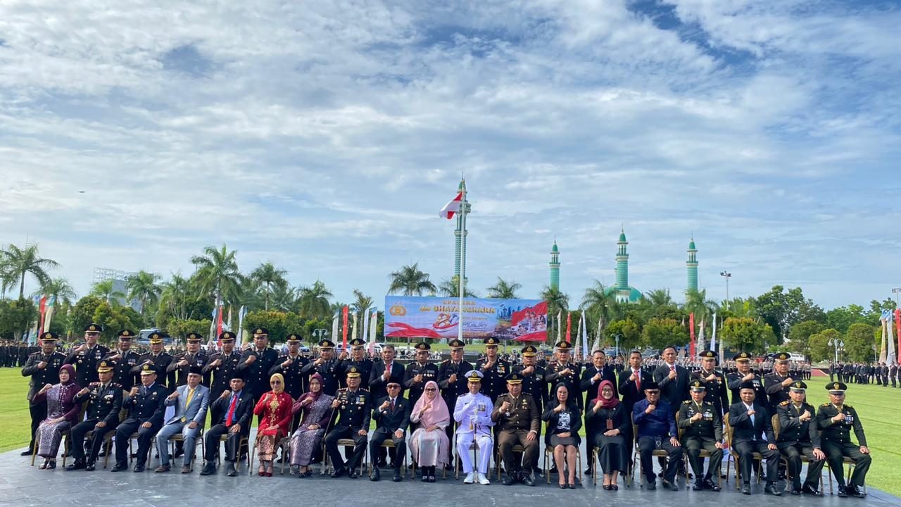 SEMUA ELEMEN HADIRI PERINGATAN HARI BHAYANGKARA KE 80