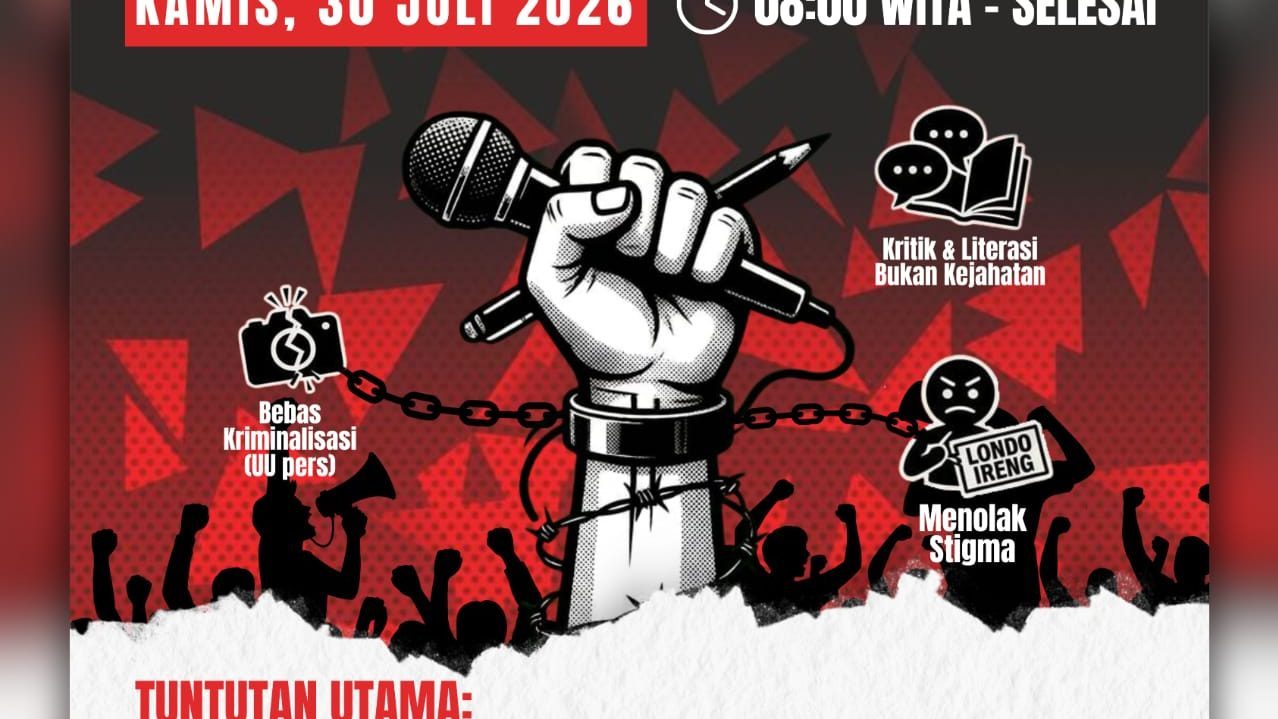 BESOK WARTAWAN DI KUTIM, GELAR AKSI DAMAI