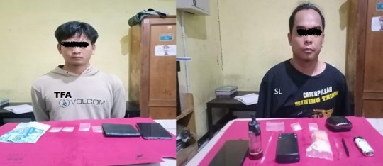 2 Warga Sangatta Utara  Dibekuk Resnarkoba Polres Kutim