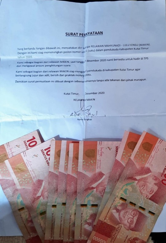Dugaan Money Politik Juga Ditemukan di Kongbeng, Polanya Sama Dengan  Sangkulirang