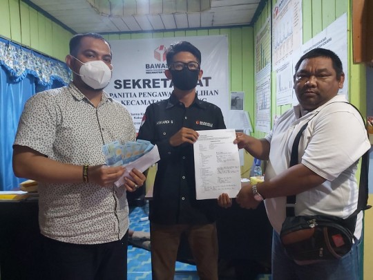 Dinihari Tadi, Dugaan Politik Uang di Kongbeng Masuk Panwascam 