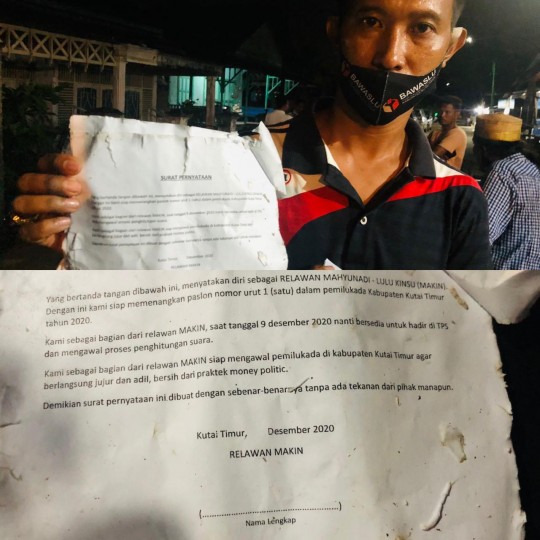 Saksi Kurang, Dugaan Money Politik Di Sangkulirang Ditolak Sentra Gakumdu