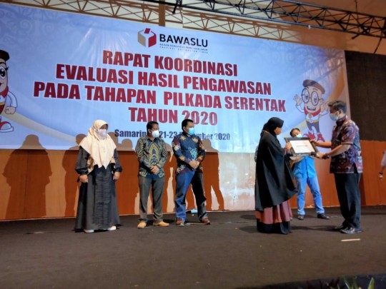 Bawaslu Terima 2 Pengharhaan Bawaslu Kaltim