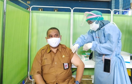 Tinggi Animo Anggota Dewan dan Pejabat Pemprov Kaltim Untuk Divaksin Covid 19