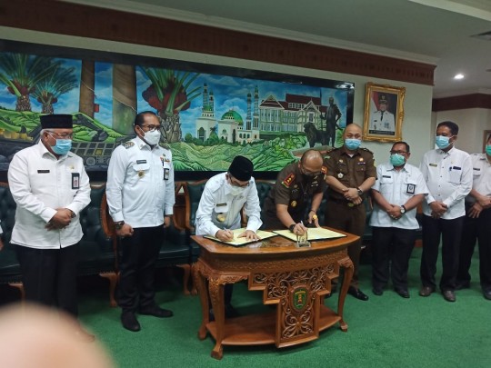 Pemkab Kutim Lanjutkan Kerjasama Dengan Kejari 