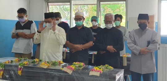 Wagub Hadi Pimpin Shalat Jenazah di RSU AW Syahrani Samarinda