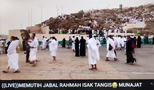 Arafah Memutih Saat Wukuf 