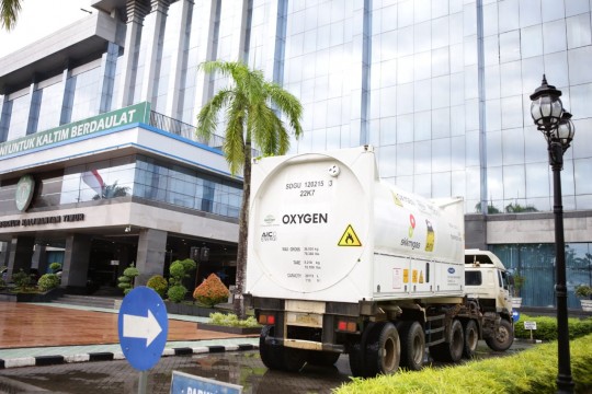 SKK Migas Kalsus Sumbang 60 Ton Oksigen