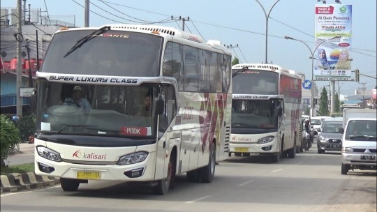 Mempertimbangkan Kondisi Jalan dan Keselamatan Pengendara Lainnya, Bus Perusahaan Diijinkan 