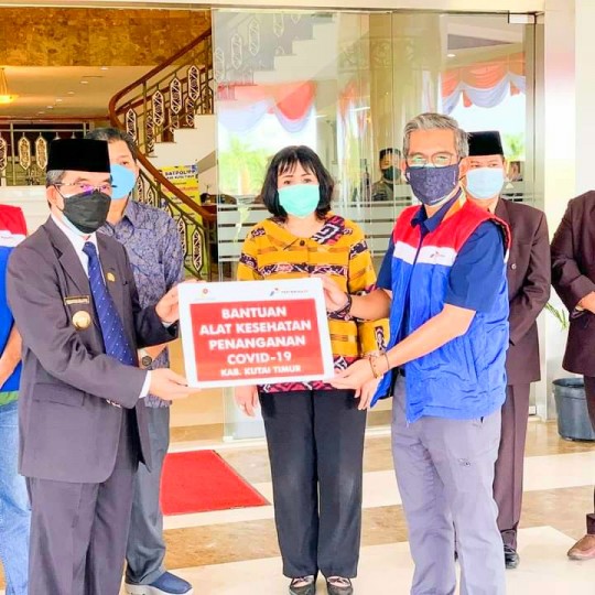 Pertamina EP Sangatta, Bantu Pemkab Kutim Alat Medis