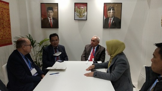 Gubernur Bahas Perubahan Ikilm Dengan Hans Brattskar dari Norwegia 