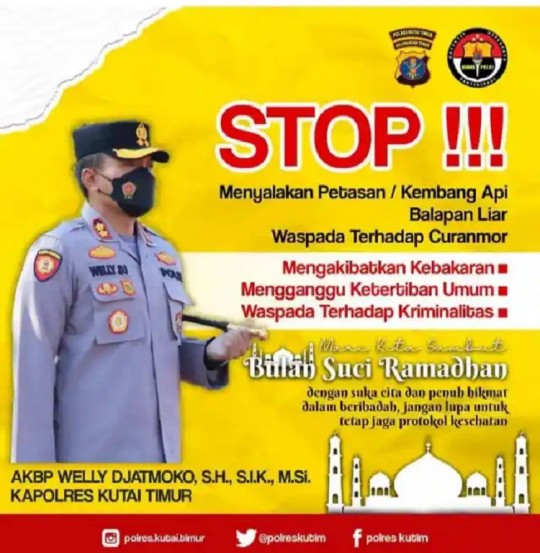 Polres Kutim Tindak Balap Liar dan Petasan 