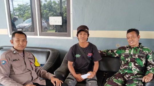 Bhabinkamtibmas Kaliorang kunjungi warga Bumi Jaya Kaubun
