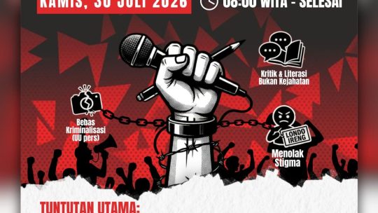 BESOK WARTAWAN DI KUTIM, GELAR AKSI DAMAI
