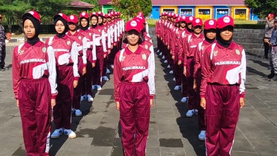 36 penghuni Pusdiklat Paskibraka Kutim mulai dilatih Baris Berbaris,