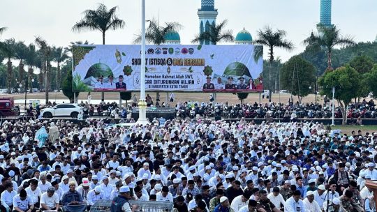 Allah kabulkan doa warga Sangatta, hujan deras guyur sebagian Sangatta.